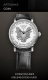 Ремень Corum 0480/00166, из кожи аллигатора, черный, размер 22/18 мм