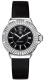 Ремень Tag Heuer BC0843, из кожи телёнка и сатина, черный