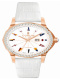 Ремень Corum 0480/01050, из кожи аллигатора, белый, размер 18/16 мм