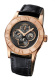 Ремень Corum 0480/00166, из кожи аллигатора, черный, размер 22/18 мм