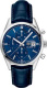 Ремень Tag Heuer FC6292, из кожи аллигатора, синий