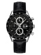Ремень Tag Heuer FX6205, из кожи, черный