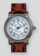 Ремень Maurice Lacroix ML550-000087, из кожи аллигатора, коричневый, размер 20/18 мм