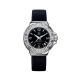 Ремень Tag Heuer BC0843, из кожи телёнка и сатина, черный