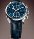 Ремень Tag Heuer FC6292, из кожи аллигатора, синий