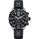 Ремень Tag Heuer BT0724, из каучука, черный, размер 21.5 мм