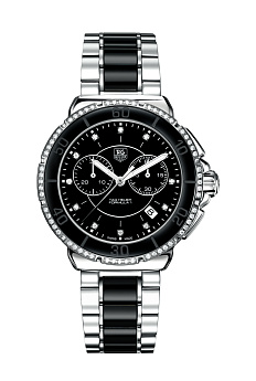 Браслет Tag Heuer BA0862, из стали, черный, размер 