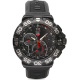 Ремень Tag Heuer BT0717, из каучука, черный, размер 22 мм