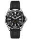 Ремень Tag Heuer FT6141, из каучука, черный