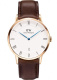 Ремень Daniel Wellington DW00200086, из кожи телёнка, коричневый, размер 19 мм