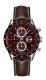 Ремень Tag Heuer FC6234, из кожи телёнка и ткани, коричневый