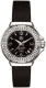 Ремень Tag Heuer BC0843, из кожи телёнка и сатина, черный